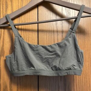 SKIMS Greenish-Gray Fits Everybody Bra Intimates